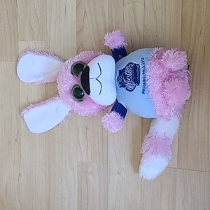 Pink Cute Small Bunny with Big Eyes & Floppy Ears 8" Stuffed Animal